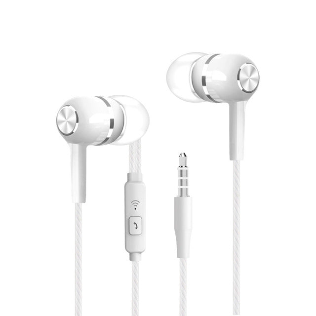 2019 New Sport Earphone wholesale Wired Super Bass 3.5mm Crack Colorful Headset Earbud with Microphone Hands Free for Xiaomi