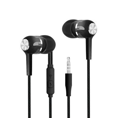 2019 New Sport Earphone wholesale Wired Super Bass 3.5mm Crack Colorful Headset Earbud with Microphone Hands Free for Xiaomi