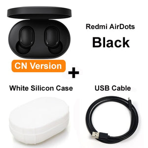 Original Xiaomi Mi Redmi AirDots TWS Wireless Bluetooth Earphone Stereo Bluetooth 5.0 Mini Headset With Mic Earbuds