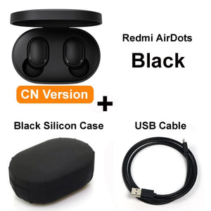 Original Xiaomi Mi Redmi AirDots TWS Wireless Bluetooth Earphone Stereo Bluetooth 5.0 Mini Headset With Mic Earbuds