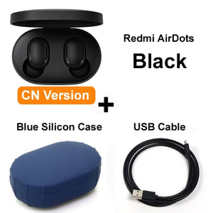 Original Xiaomi Mi Redmi AirDots TWS Wireless Bluetooth Earphone Stereo Bluetooth 5.0 Mini Headset With Mic Earbuds