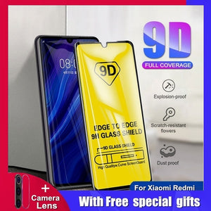 Full Cover Tempered Glass For Xiaomi Redmi 8A 8 7 7A 6 6A K20 Pro K30 Redmi Note 8 6 7 5 Pro 8T Protective Screen Protector Film