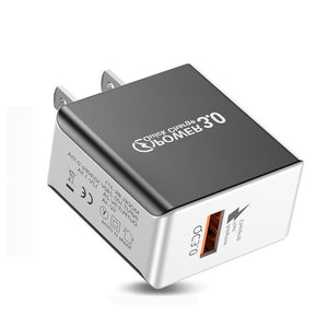 USLION Quick Charge 3.0 USB Phone Charger For Samsung S8 S9 Xiaomi mi 8 Huawei Fast Wall Charging For iPhone 6 7 8 X XS Max iPad