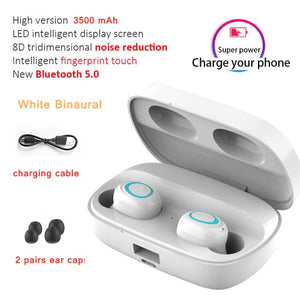 S11 TWS 3500mAh Power Bank Headphone LED Bluetooth 5.0 Earphone Headphones Wireless HIFI Stereo Earbuds Gaming Headset With Mic