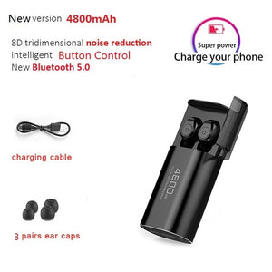 S11 TWS 3500mAh Power Bank Headphone LED Bluetooth 5.0 Earphone Headphones Wireless HIFI Stereo Earbuds Gaming Headset With Mic