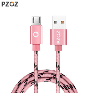 PZOZ Micro USB Cable Fast Charging Phone Charger adapter Data Cabel For Samsung Xiaomi Huawei MEIZU SONY Android Charge Microusb