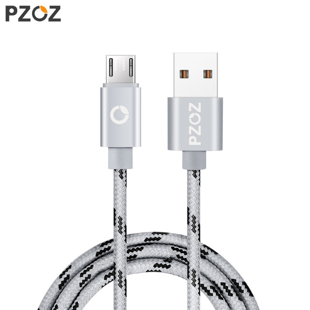 PZOZ Micro USB Cable Fast Charging Phone Charger adapter Data Cabel For Samsung Xiaomi Huawei MEIZU SONY Android Charge Microusb