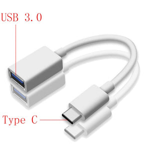 Type-C OTG Adapter Cable for Samsung S10 S10+ Xiaomi Mi 9 Android MacBook Mouse Gamepad Tablet PC Type C OTG USB Cable