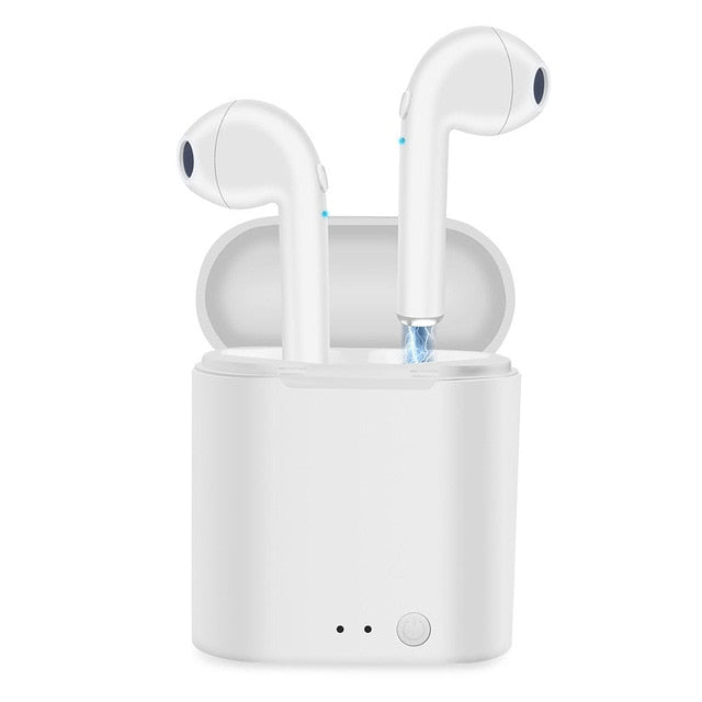 i7s Tws Wireless Bluetooth Earphones Mini Stereo Bass Earphone Earbuds Sport Headset with Charging Box for iPhone Xiaomi Huawei